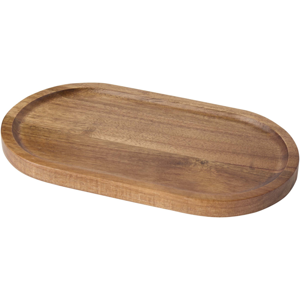 Logo trade promotional gifts picture of: Edge acacia wood serving tray