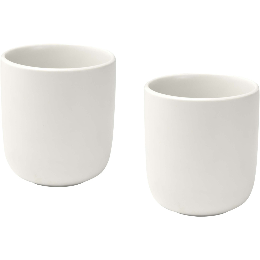 Logo trade promotional item photo of: Male 200 ml ceramic cups - set of 2