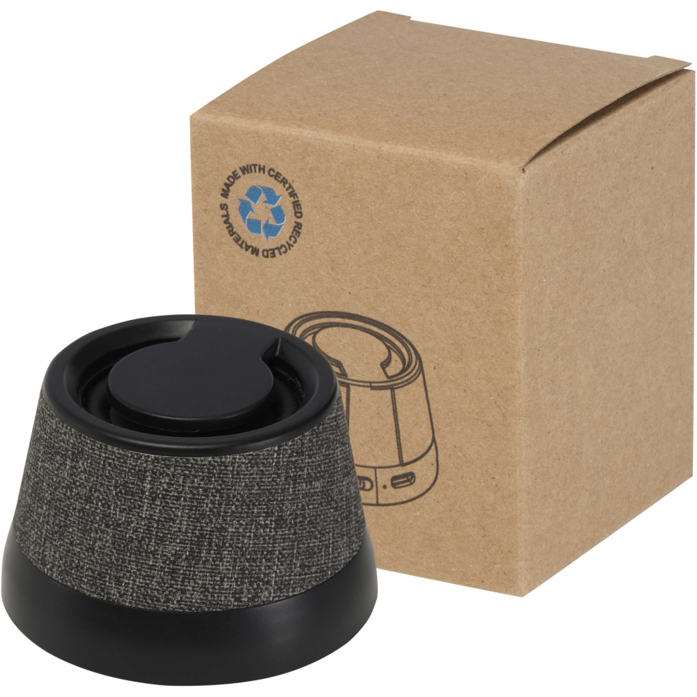 Logotrade promotional item picture of: Horna 3W recycled plastic magnetic wireless speaker