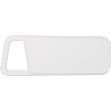Logo trade promotional gifts picture of: Alkes 5000 mAh 12W recycled plastic water resistant power bank with carabiner