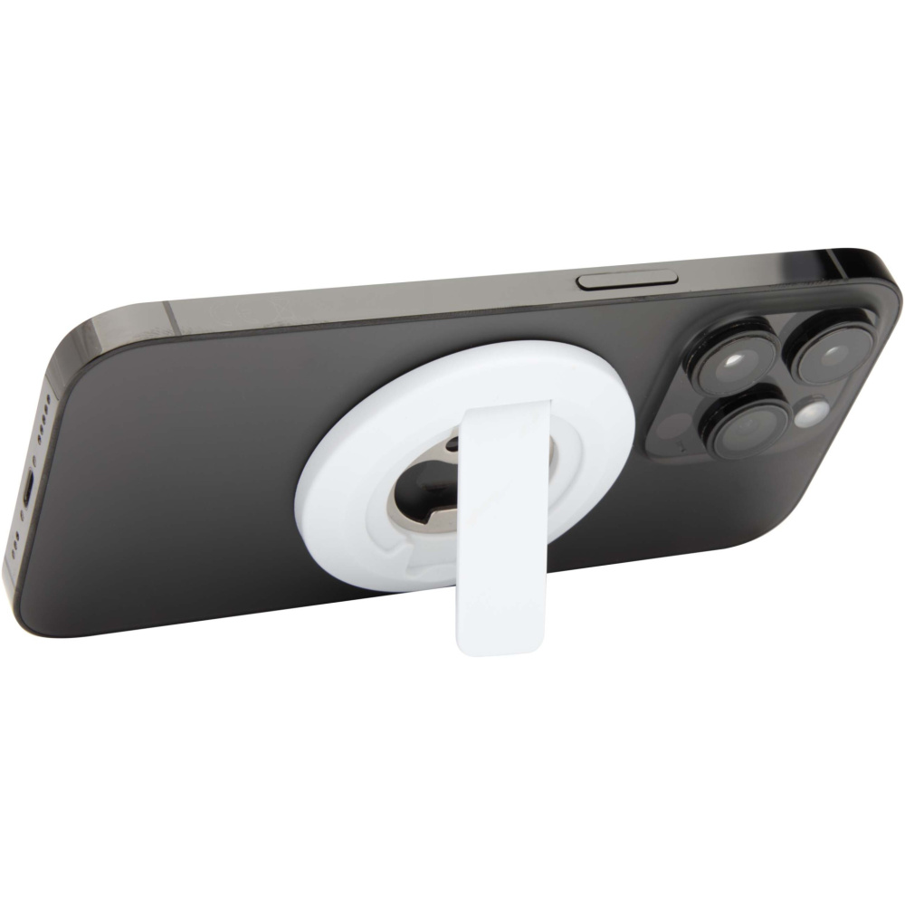 Logo trade promotional giveaway photo of: Ain recycled plastic magnetic phone stand with bottle opener