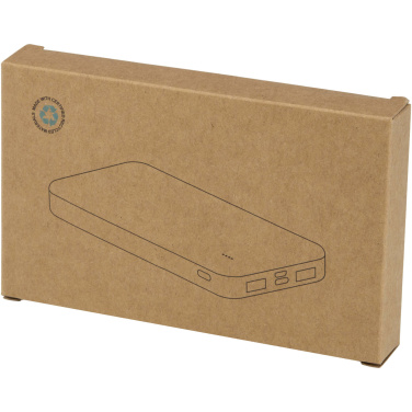 Logo trade corporate gift photo of: Intan 10.000 mAh 10W recycled plastic power bank