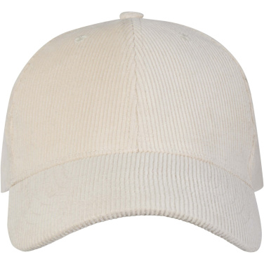 Logo trade promotional merchandise photo of: Hutton 6 panel recycled corduroy cap