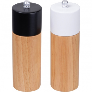 Logo trade promotional giveaway photo of: Salt & pepper mill set DAKAR