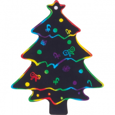 Logotrade promotional merchandise picture of: Scratch-off Christmas ornaments SOUTH POLE