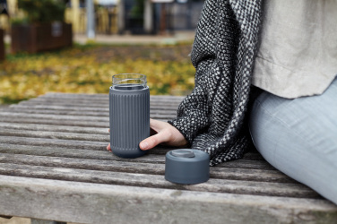 Logo trade promotional gifts picture of: Black+Blum Glass Travel Cup 340ML