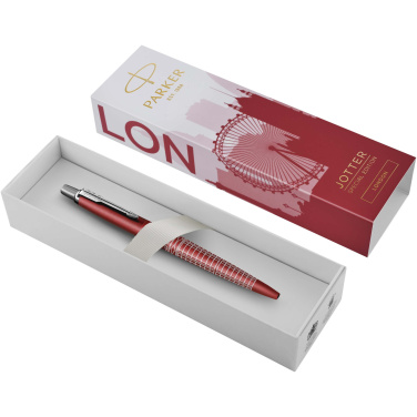 Logo trade promotional giveaways image of: Parker Jotter SE Global Icons colour trim ballpoint pen