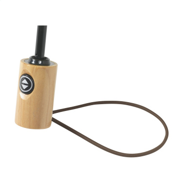 Logo trade corporate gifts picture of: Michigan foldable RCS RPET umbrella 21 inch