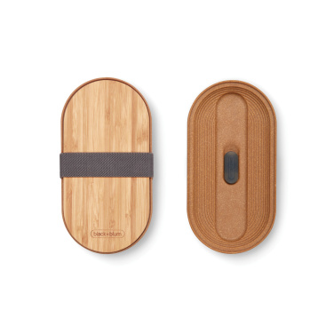 Logo trade promotional products image of: Black+Blum Stainless Steel Double Bento Box