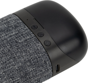 Logo trade promotional giveaway photo of: Bluetooth Speaker HF01 with Built-in Earbuds 2 in 1