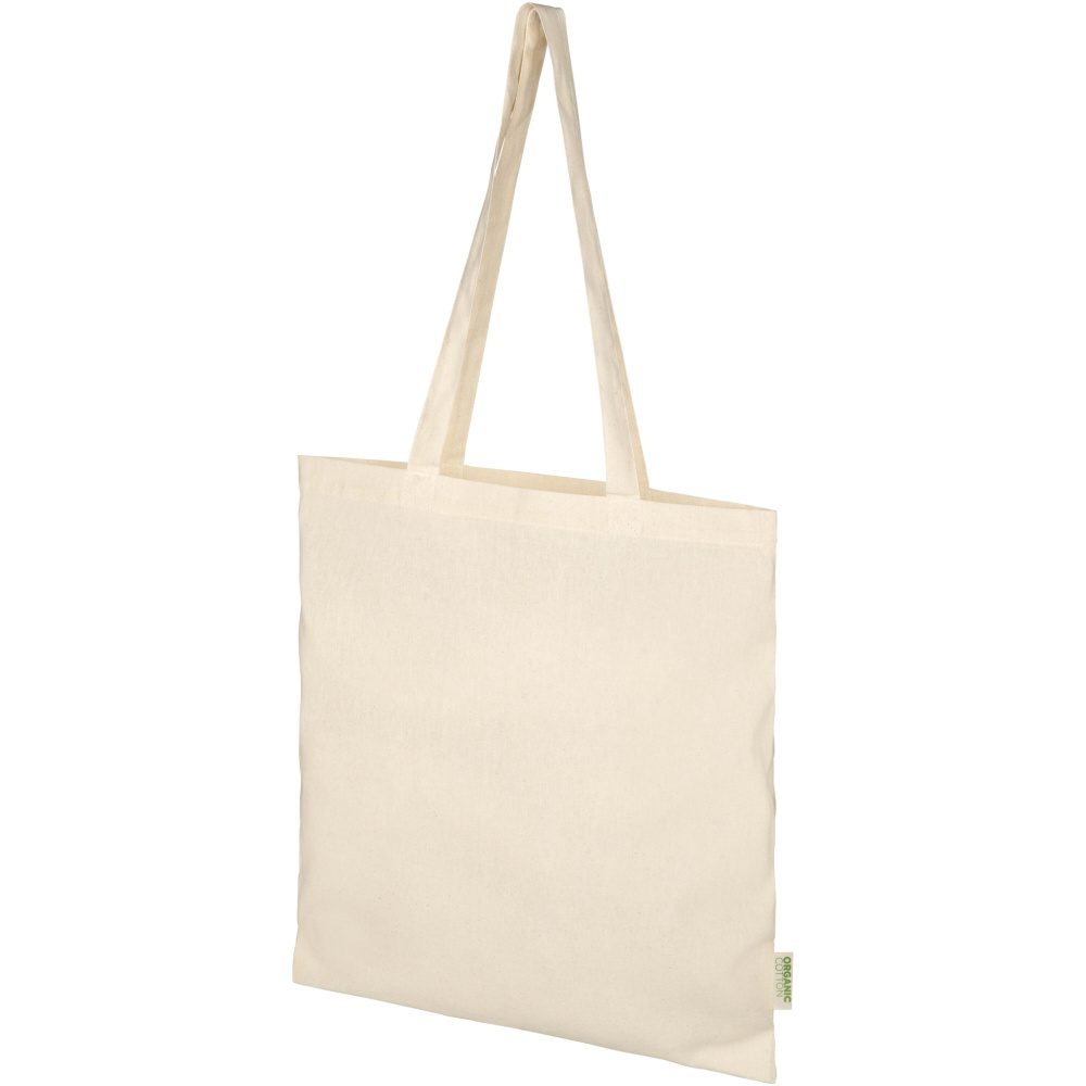 Logo trade promotional gift photo of: Odisha 100 g/m² OCS organic tote bag 7L