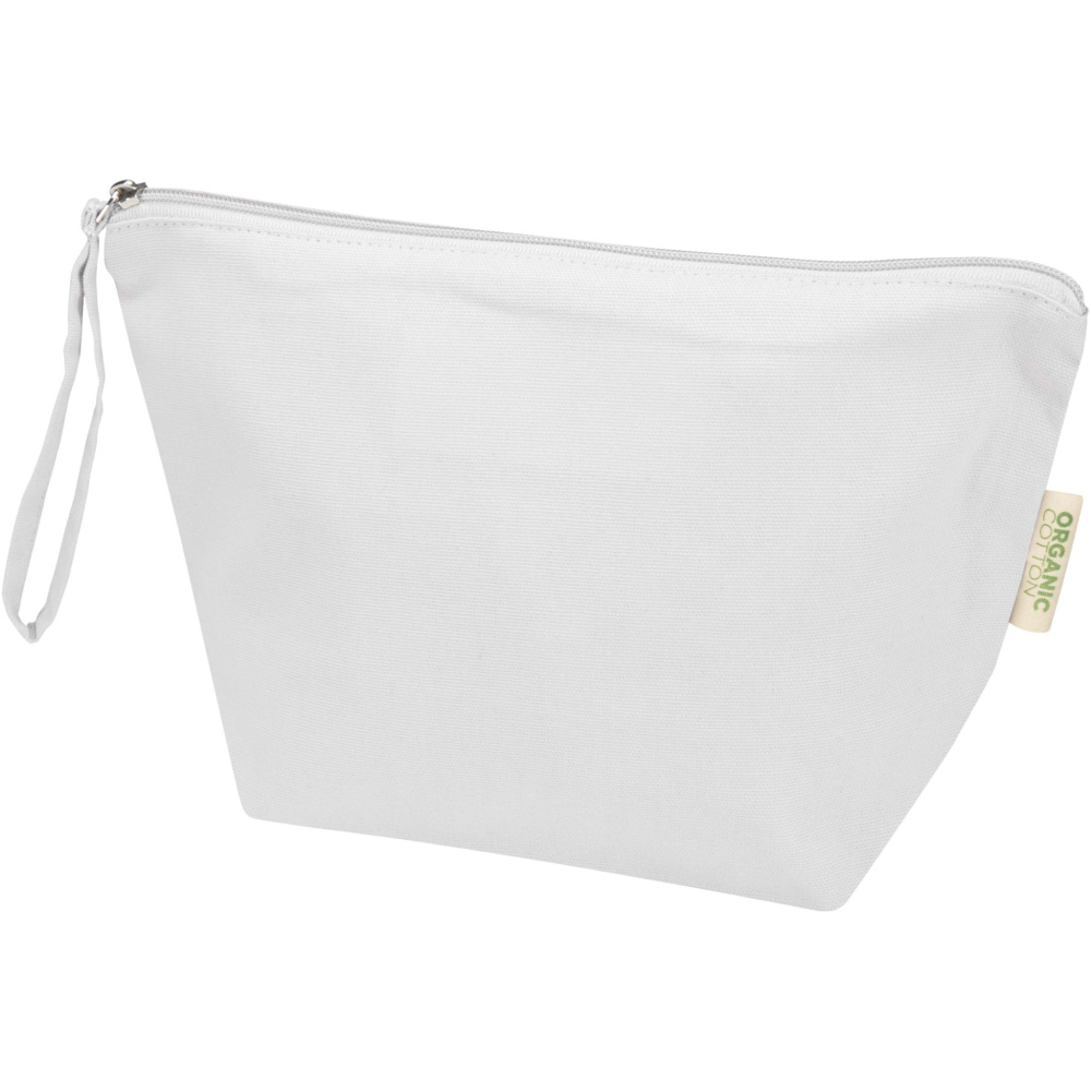Logotrade promotional items photo of: Odisha 180 g/m² OCS organic large accessory pouch 3L