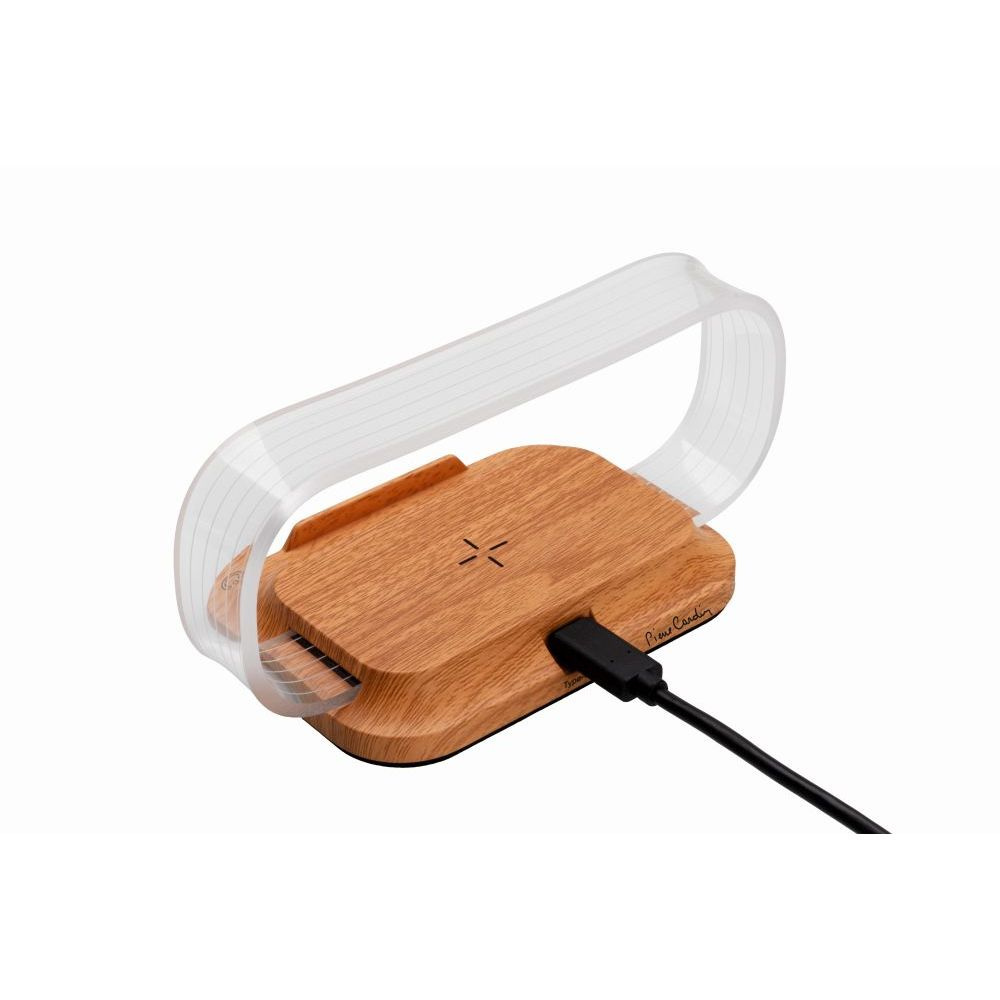 Logo trade promotional item photo of: Phone stand with wireless charger JEROME Pierre Cardin