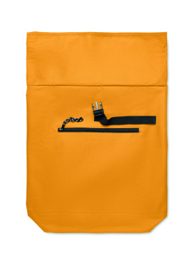 Logo trade promotional merchandise photo of: 600Dpolyester rolltop backpack