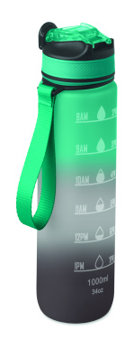 Logo trade corporate gifts image of: Sports water bottle RPET 1L