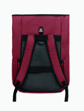 Logo trade advertising product photo of: Rolltop laptop rucksack 600D