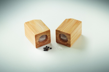 Logotrade promotional product picture of: Bamboo salt & pepper set