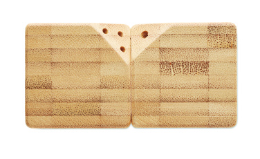 Logotrade corporate gifts photo of: Bamboo salt & pepper set