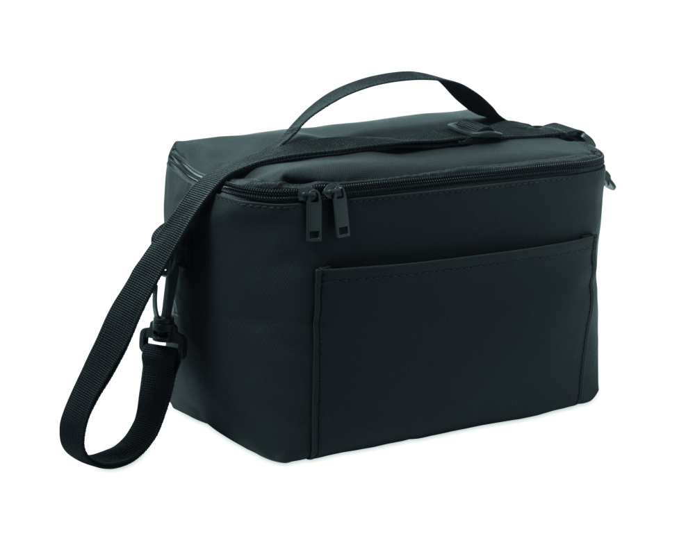 Logo trade corporate gifts image of: PU cooler bag