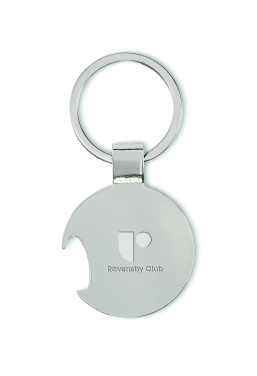 Logotrade promotional item image of: Football keyring with opener