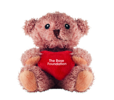 Logotrade promotional merchandise picture of: Teddy bear plush with heart