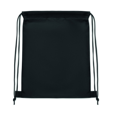 Logo trade promotional gifts image of: Kids drawstring bag 190T RPET