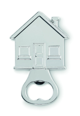 Logo trade advertising products image of: House shape bottle opener