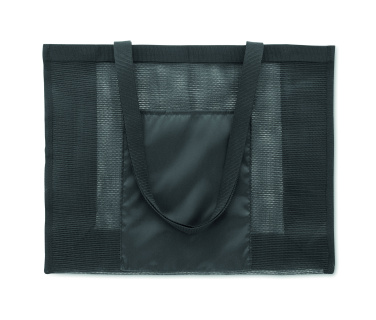 Logo trade promotional gifts image of: RPET mesh shopping bag