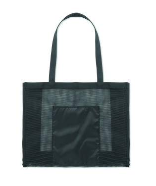 Logo trade promotional gift photo of: RPET mesh shopping bag