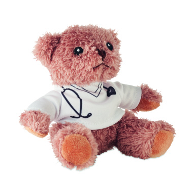 Logo trade promotional merchandise photo of: Teddy bear plush doctor
