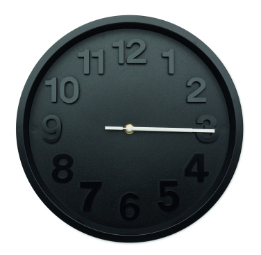 Logo trade promotional merchandise image of: Wall clock in PP