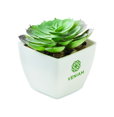 Logo trade promotional giveaways image of: Mini artificial plant
