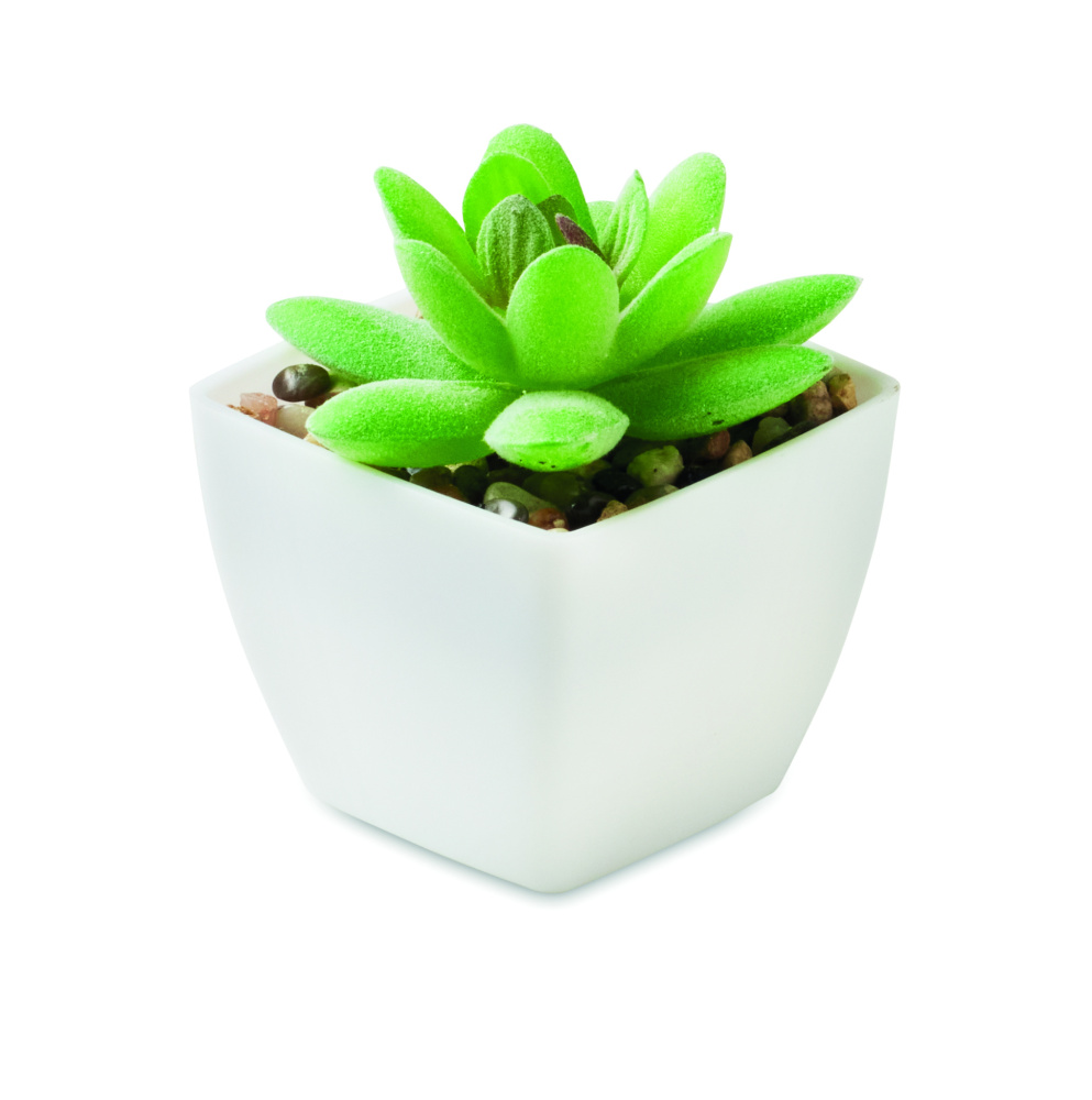 Logo trade promotional giveaways picture of: Mini artificial plant