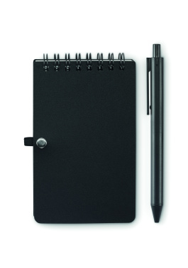 Logo trade promotional giveaways picture of: Water repellent notepad