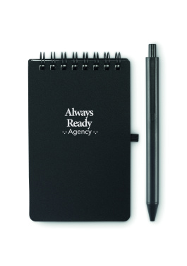 Logo trade business gift photo of: Water repellent notepad