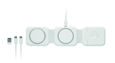 Logo trade business gift photo of: Foldable charging station