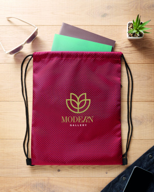 Logotrade promotional giveaway image of: Drawstring bag in 420D RPET