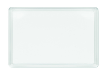 Logo trade promotional giveaways image of: Acrylic photo magnet rectangula