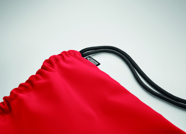 Logo trade business gift photo of: Large drawstring bag 300D RPET