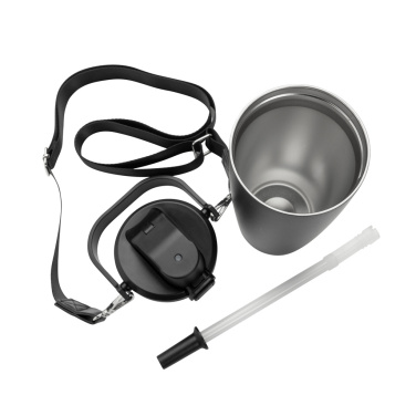 Logo trade promotional items picture of: Avira Ayala RCS re-steel duosip lockable crossbody tumbler