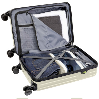 Logo trade promotional gifts picture of: Rover 20" GRS recycled cabin trolley 40L