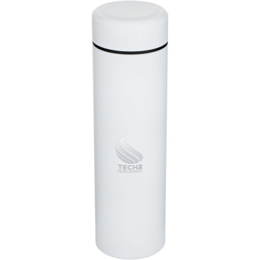 Logo trade promotional items picture of: Taylor 450 ml double wall stainless steel flask with tea strainer