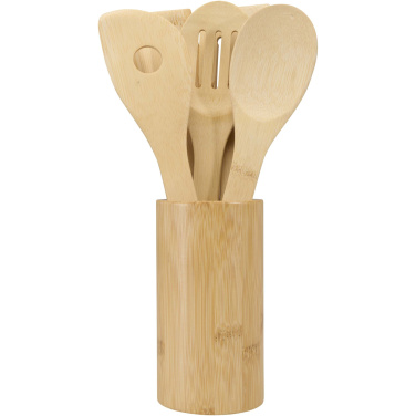 Logo trade promotional giveaways image of: Tala bamboo kitchen tool set