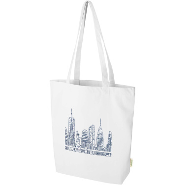 Logotrade promotional merchandise image of: Odisha 180 g/m² OCS organic wide bottom tote bag 11L