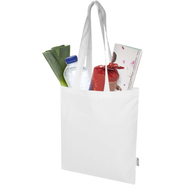 Logo trade promotional gift photo of: Peru Blend 180 g/m² GRS recycled cotton tote bag 7L