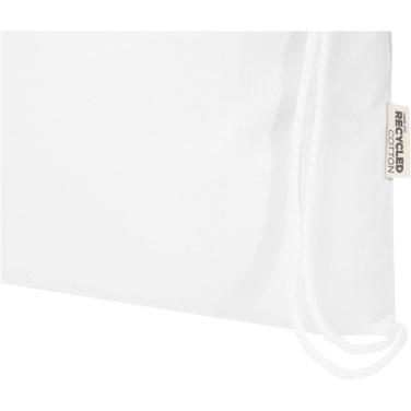 Logotrade promotional gift image of: Peru Blend 180 g/m² GRS recycled drawstring bag 5L