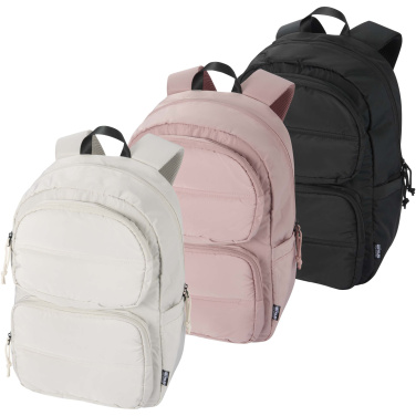 Logo trade business gift photo of: Puffer 15.6" GRS recycled laptop backpack 18L