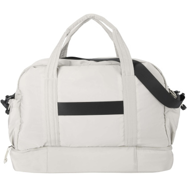 Logotrade corporate gift picture of: Puffer GRS recycled duffel bag with insulated bottom 30L