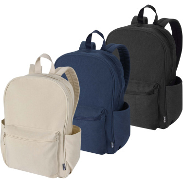 Logotrade advertising product image of: Recanvas 15.6” GRS recycled city backpack 16L