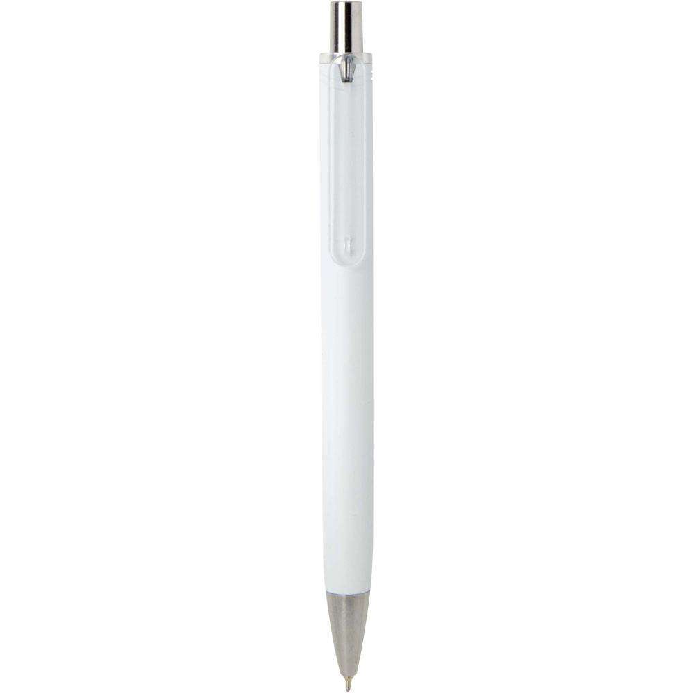 Logo trade advertising products image of: Feld RCS recycled ballpoint pen with metallic finish (black ink)